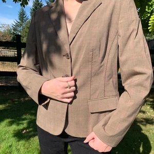 Houndstooth blazer